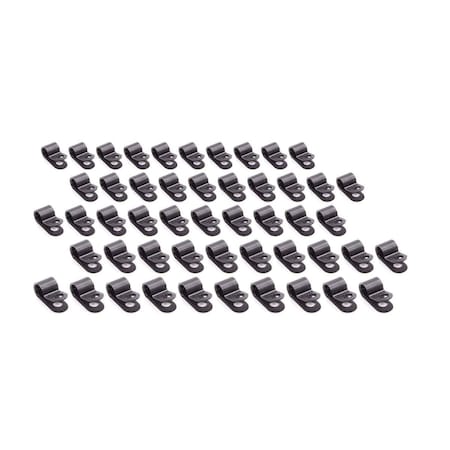 Allstar Performance 0.25 in. Nylon Line Clamps, 50PK ALL18311-50
